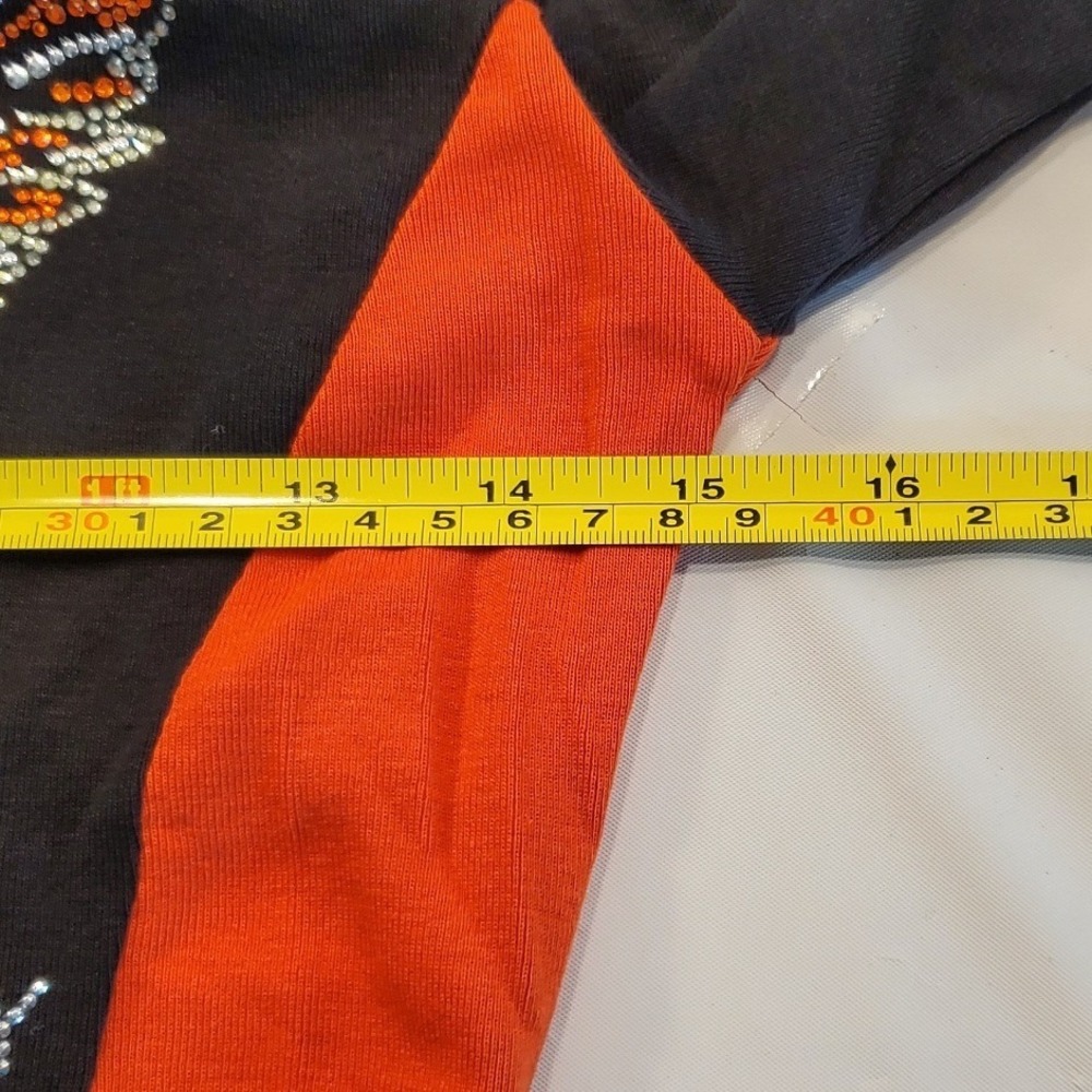 Vance Bikerwear Thunder in the Valley 2011 Rhinestone Long Sleeve form fitting - Picture 3 of 6